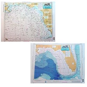Captain Segull's Nautical Charts Key West, FL to Mississippi River, LA